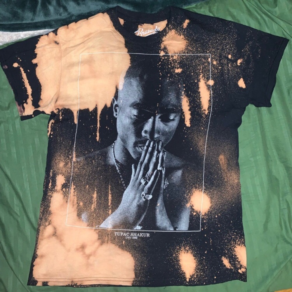 Bravado Unisex Stone Wash 2Pac T-Shirt